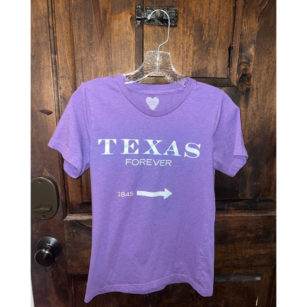 Buddy Love - Purple Texas Forever Top